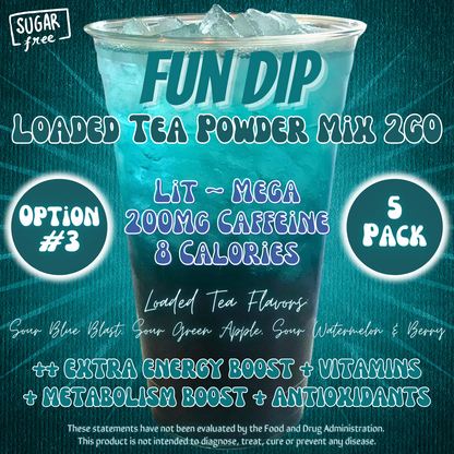 Fun Dip: Loaded Tea Powder Mix 2GO Packets