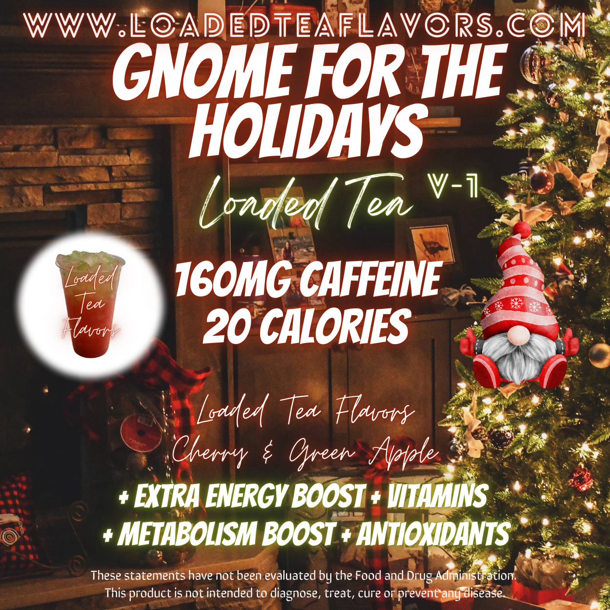 Gnome for the Holidays Flavored 🏠 Loaded Tea Recipe