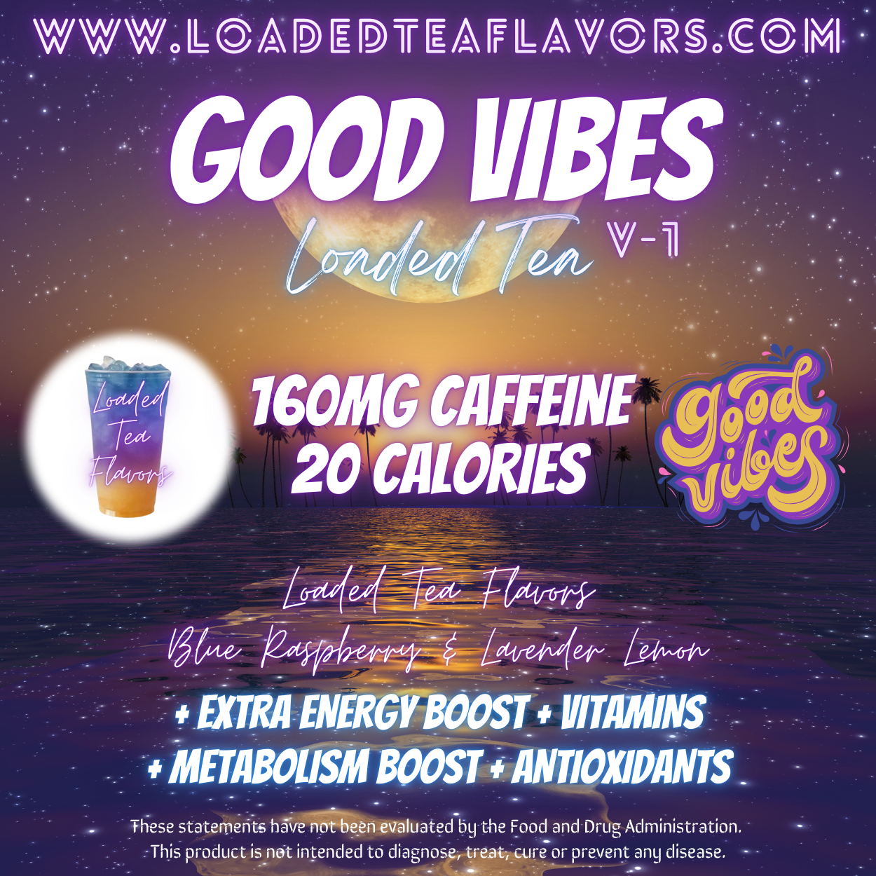 Good Vibes Flavored ☮️ Loaded Tea Recipe