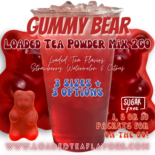 Gummy Bear: Loaded Tea Powder Mix 2GO Packets