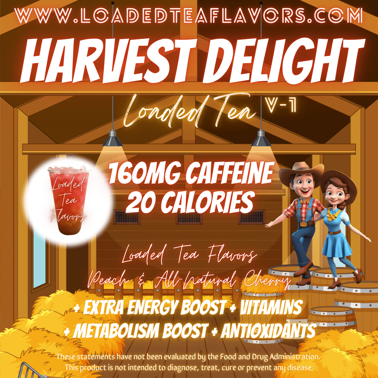 Harvest Delight Flavored 🧑‍🌾 Loaded Tea Recipe