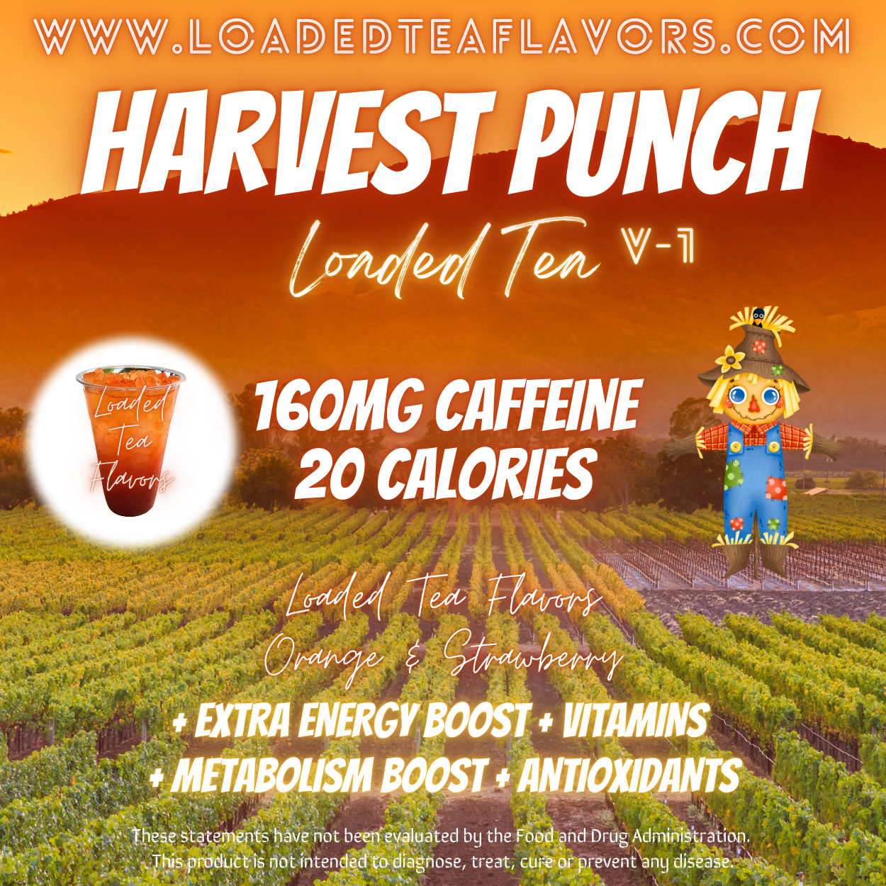 Harvest Punch Flavored 🦃 Loaded Tea Recipe