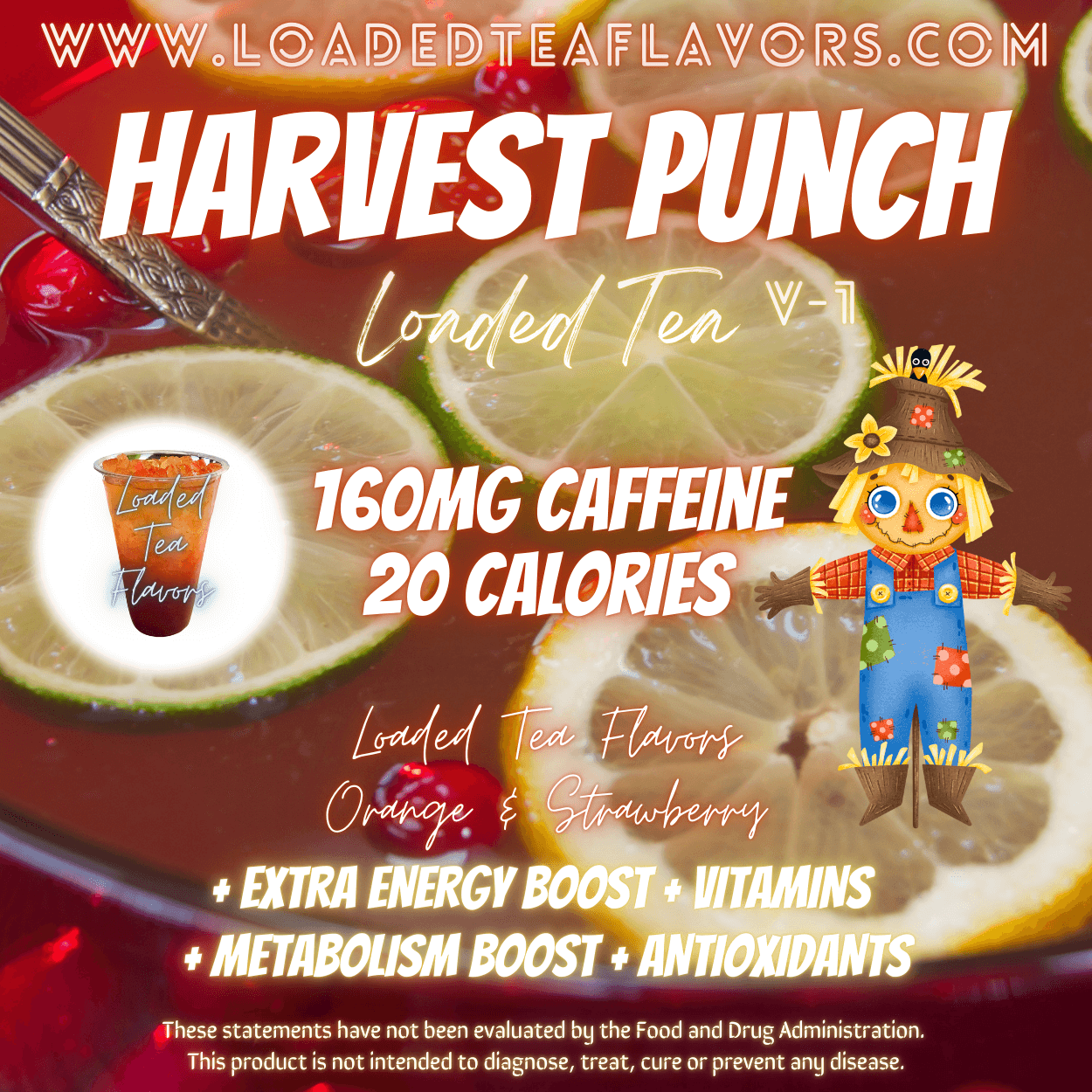 Harvest Punch Flavored 🦃 Loaded Tea Recipe