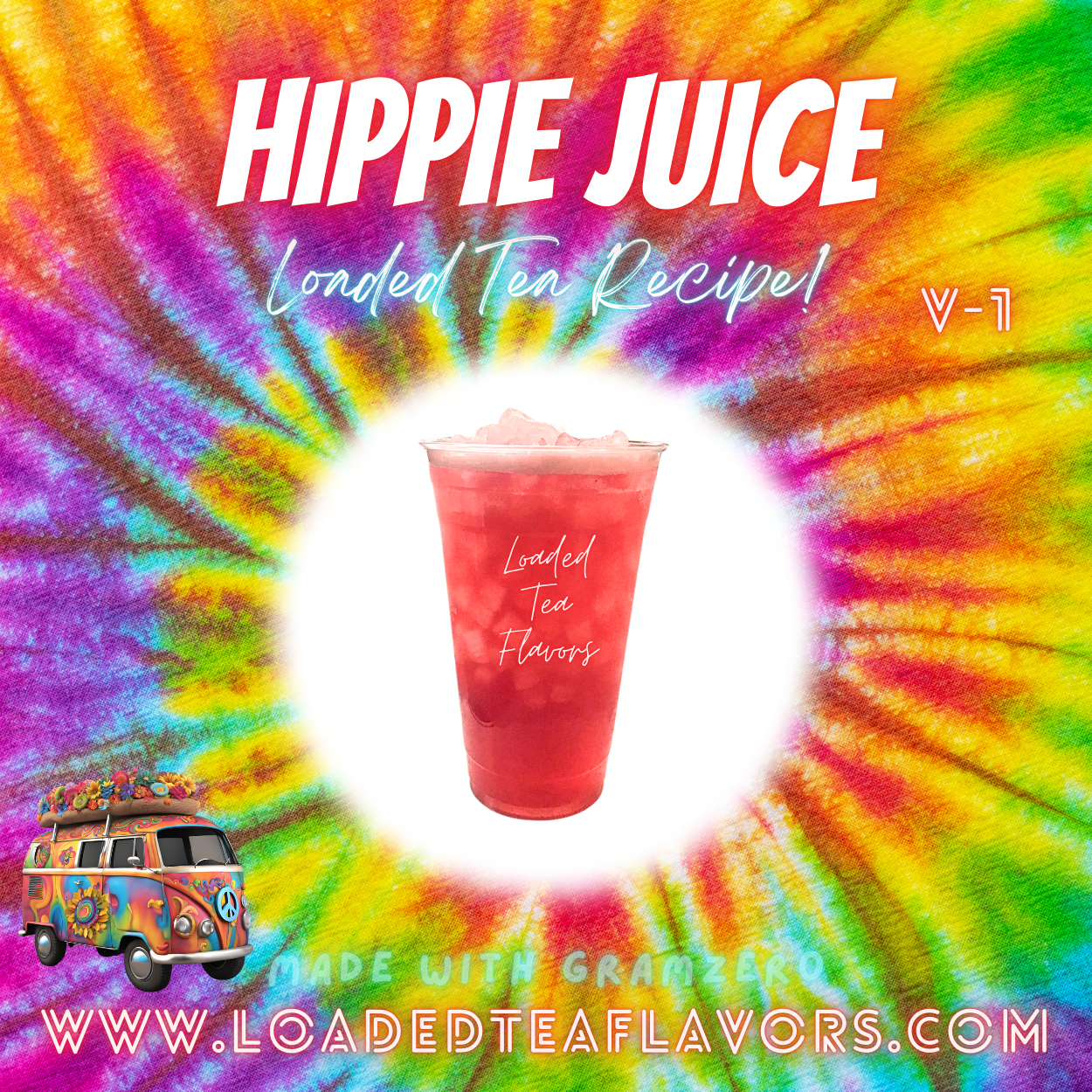 Hippie Juice Flavored ✌️ Loaded Tea Recipe