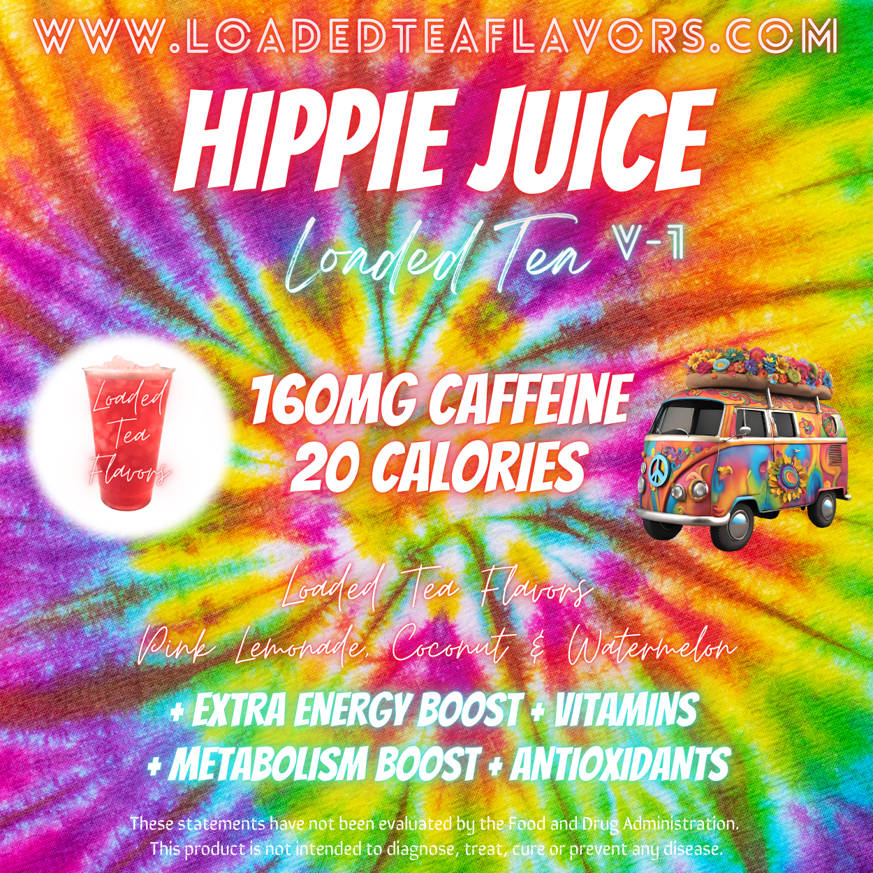 Hippie Juice Flavored ✌️ Loaded Tea Recipe