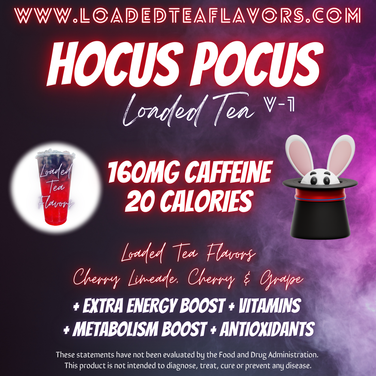 Hocus Pocus V1 Flavored 🪄🐇 Loaded Tea Recipe