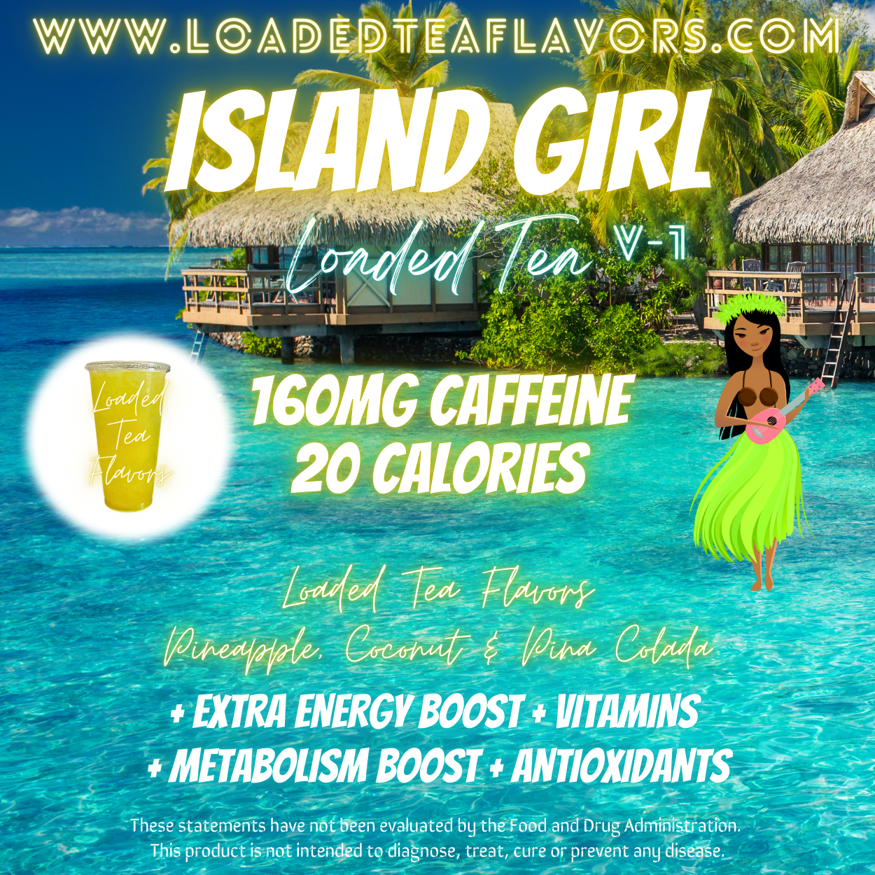 Island Girl Flavored 🏝️ Loaded Tea Recipe