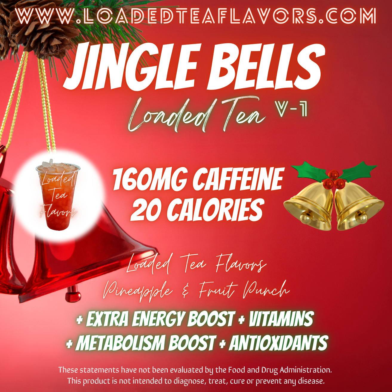 Jingle Bells Flavored 🔔 Loaded Tea Recipe