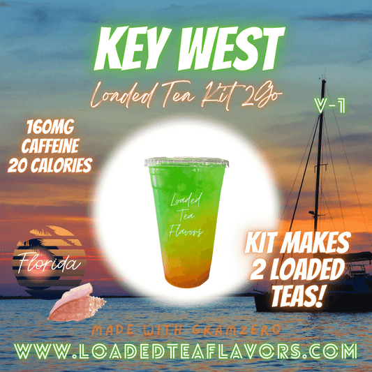 Key West Loaded Tea Kit Make Loaded Teas At Home To Go Energy Drink