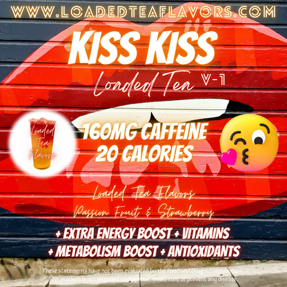 Kiss Kiss Flavored 😘 Loaded Tea Recipe