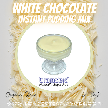 WHITE CHOCOLATE Low-Carb Pudding Mix 🥛 Protein Shake Flavoring