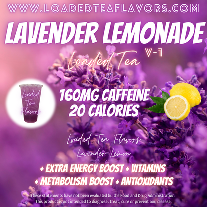 Lavender Lemonade Flavored 💜🍋 Loaded Tea Recipe