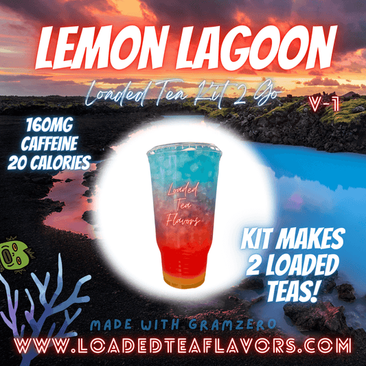 Lemon Lagoon Loaded Tea Kit Make Loaded Teas At Home To Go Energy Drink