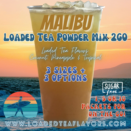 Malibu: Loaded Tea Powder Mix 2GO Packets