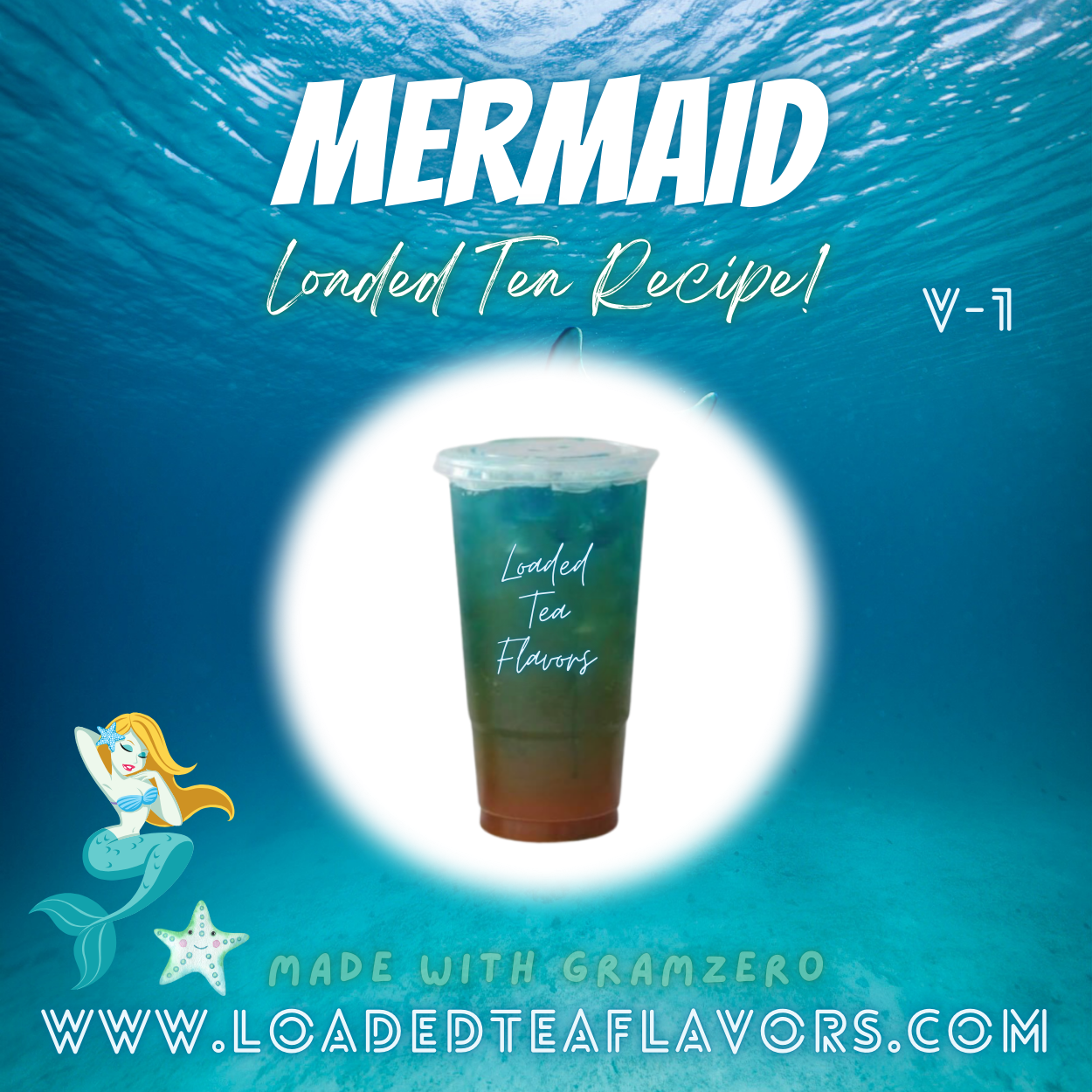 Mermaid Herbalife Loaded Tea Recipes for Making Loaded Teas at Home Energy Tea DIY