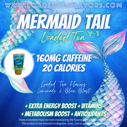 Mermaid Tail Herbalife Loaded Tea Recipe to Make DIY Loaded Teas at Home Vitamin Lit Mega Tea Energy Drink