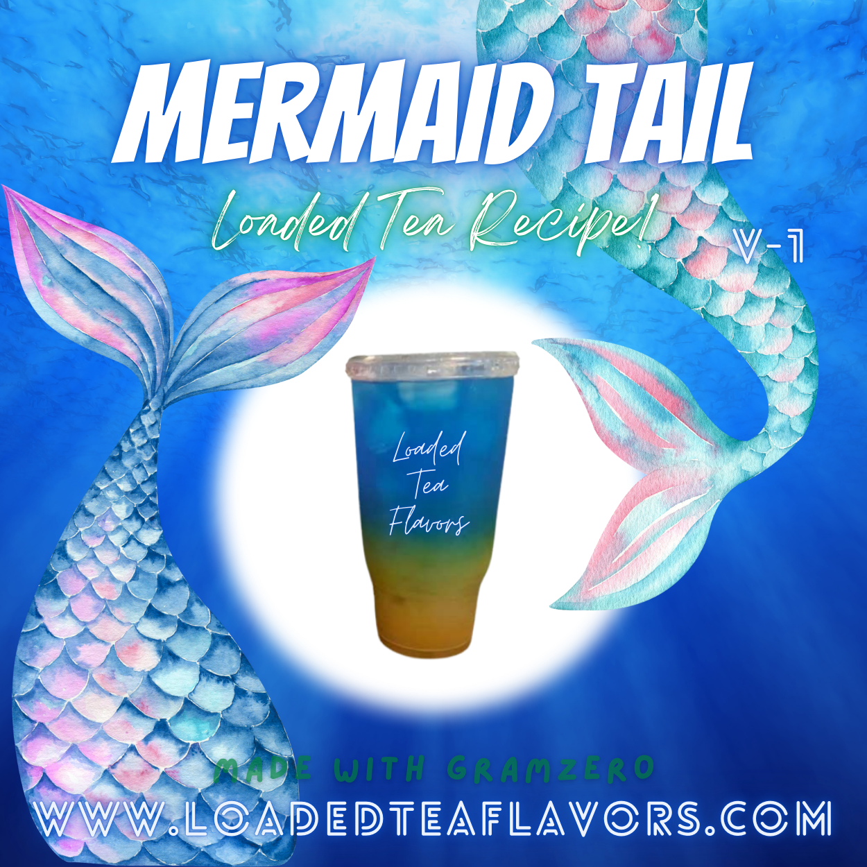 Mermaid Tail Herbalife Loaded Tea Recipes for Making Loaded Teas at Home Energy Tea DIY