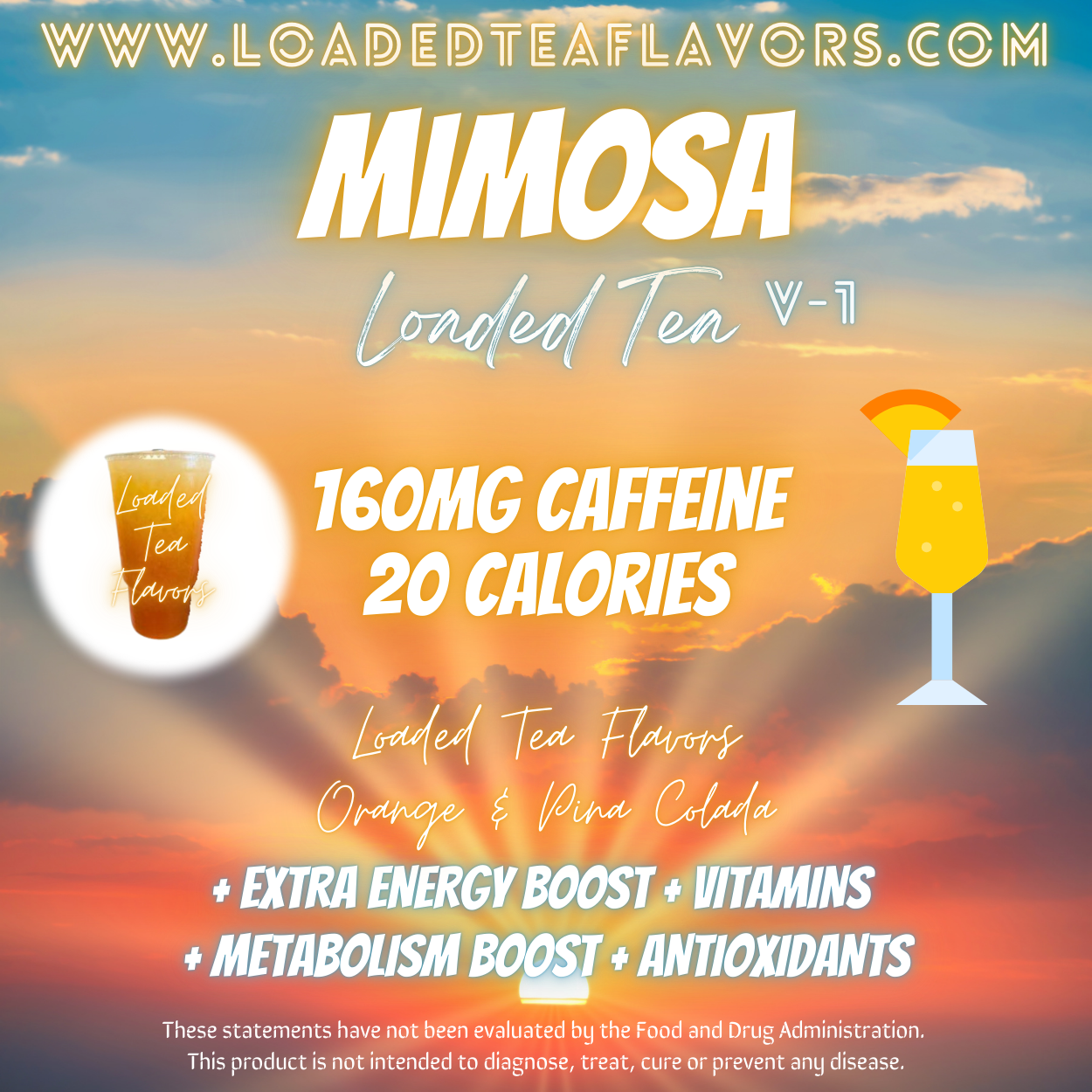 Mimosa Herbalife Loaded Tea Recipe to Make DIY Loaded Teas at Home Vitamin Lit Mega Tea Energy Drink