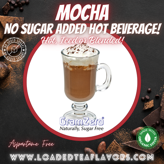 MOCHA ☕ No Sugar Added | Instant Stevia Hot Beverage Mix