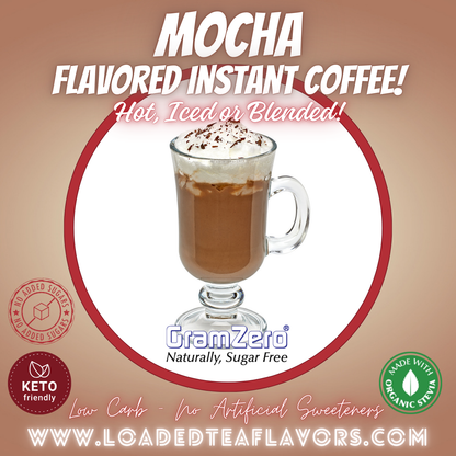 Mocha Best instant cappuccino mix powder no artificial sweeteners keto friendly quality powdered mocha mix specialty coffee drink