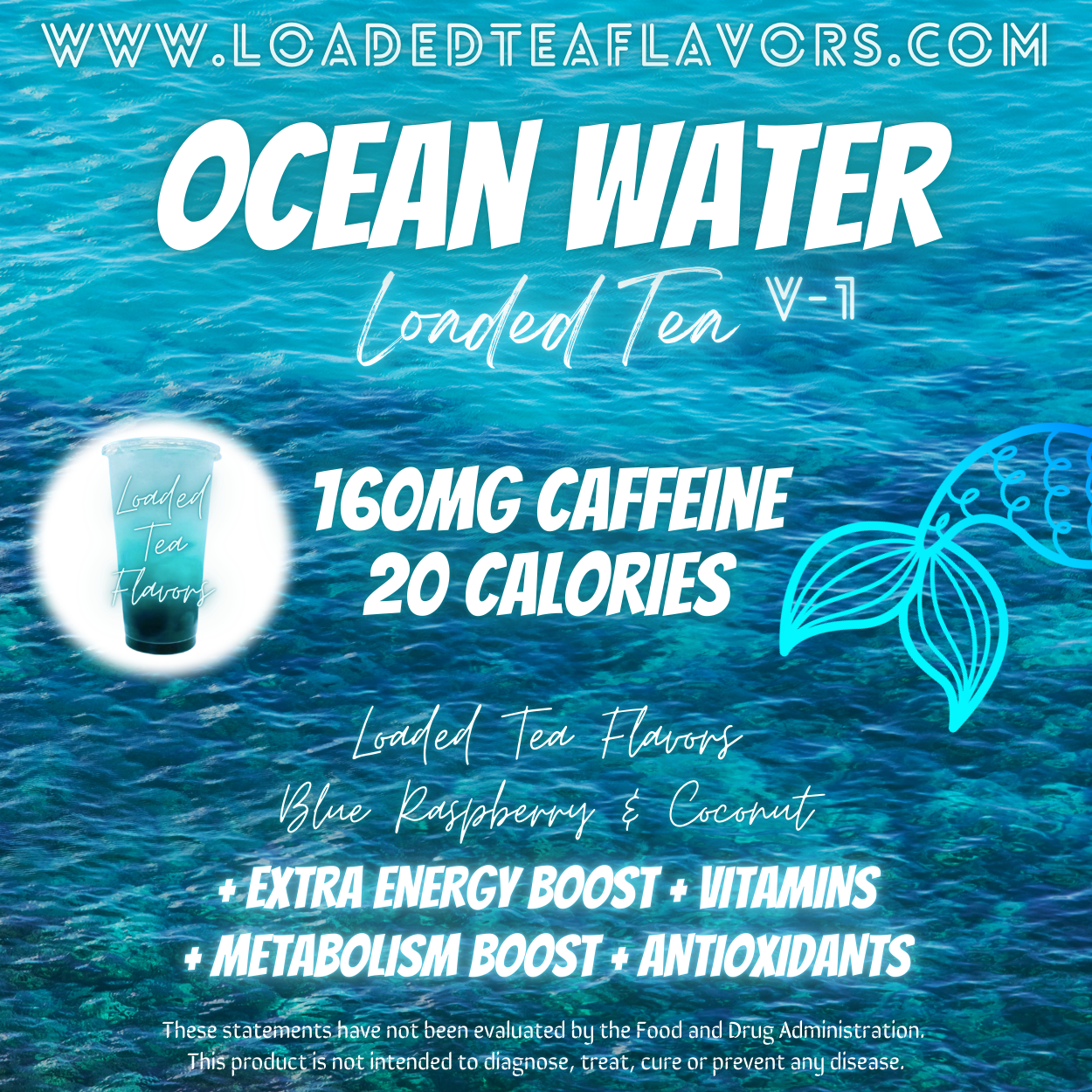 Ocean Water 🐳 DIY Loaded Tea Recipe