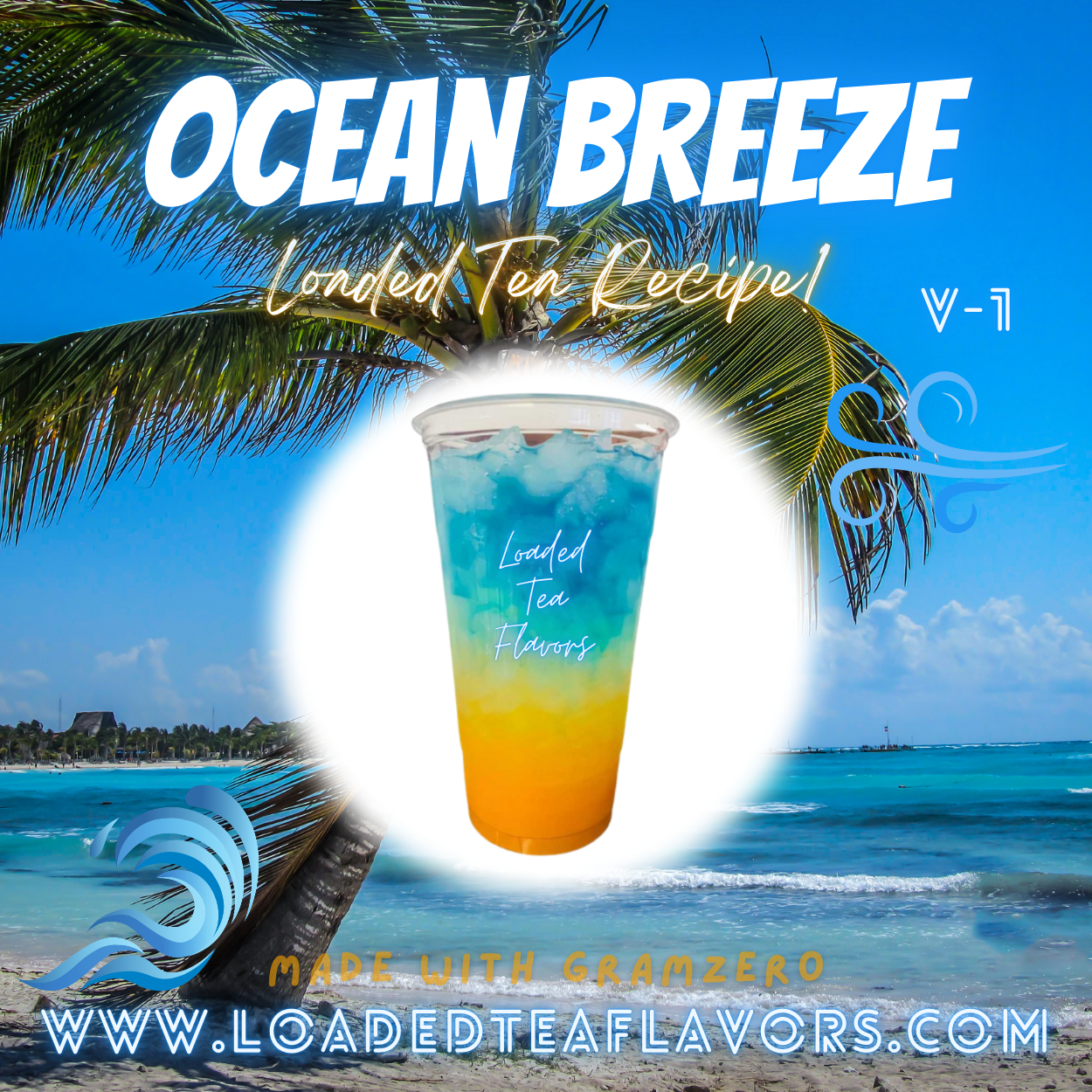 Ocean Breeze Herbalife Loaded Tea Recipes for Making Loaded Teas at Home Energy Tea DIY