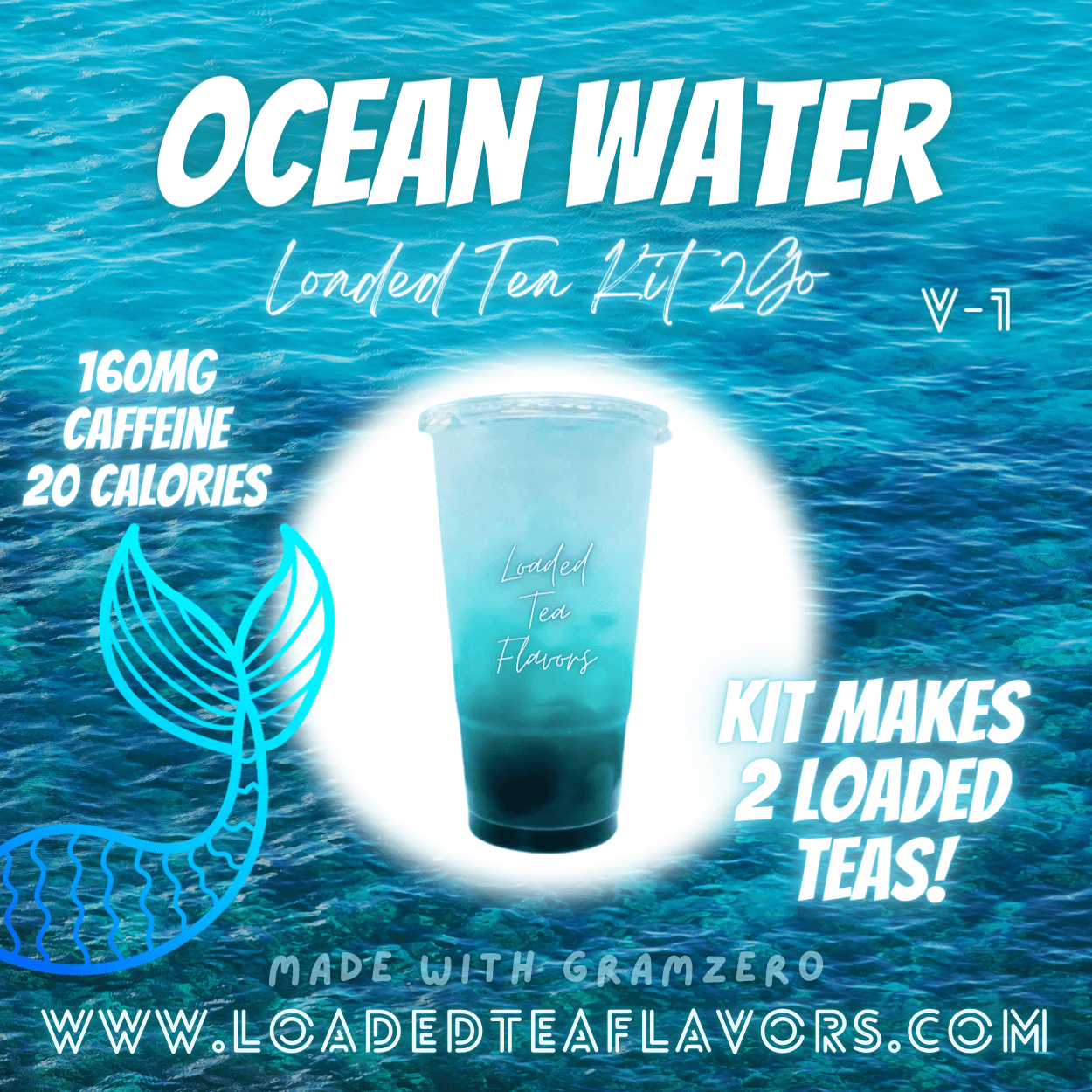 Ocean Water Loaded Tea Kit Make Loaded Teas At Home To Go Energy Drink