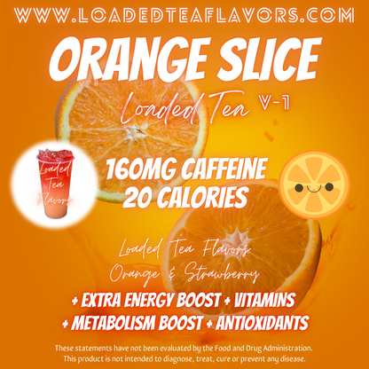 Orange Slice Herbalife Loaded Tea Recipe to Make DIY Loaded Teas at Home Vitamin Lit Mega Tea Energy Drink