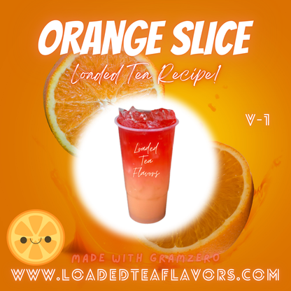 Orange Slice Herbalife Loaded Tea Recipes for Making Loaded Teas at Home Energy Tea DIY