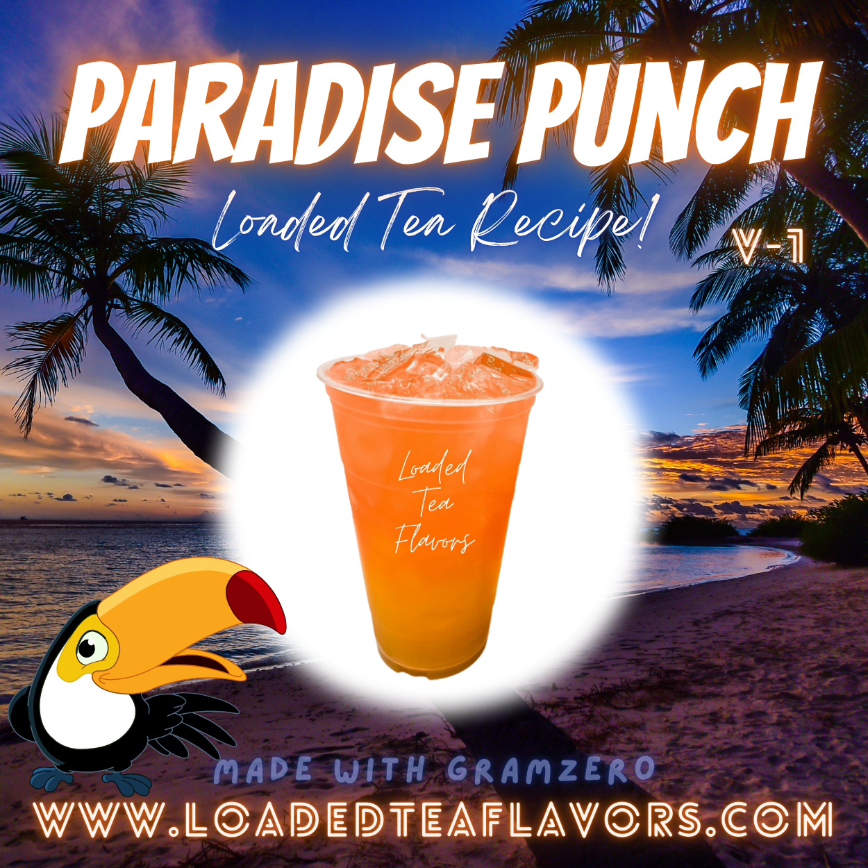 Paradise Punch Herbalife Loaded Tea Recipes for Making Loaded Teas at Home Energy Tea DIY