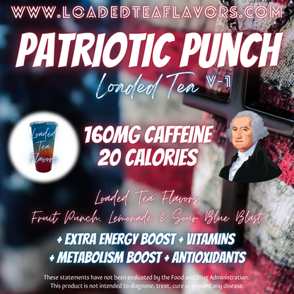 Patriotic Punch Herbalife Loaded Tea Recipe to Make DIY Loaded Teas at Home Vitamin Lit Mega Tea Energy Drink