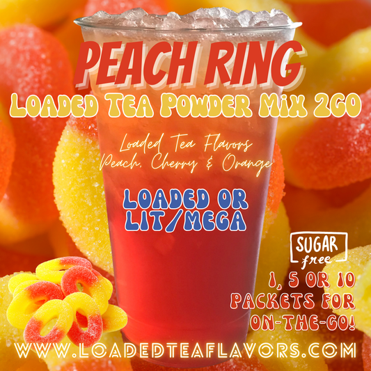 Peach Ring: Loaded Tea Mix 2GO Packets