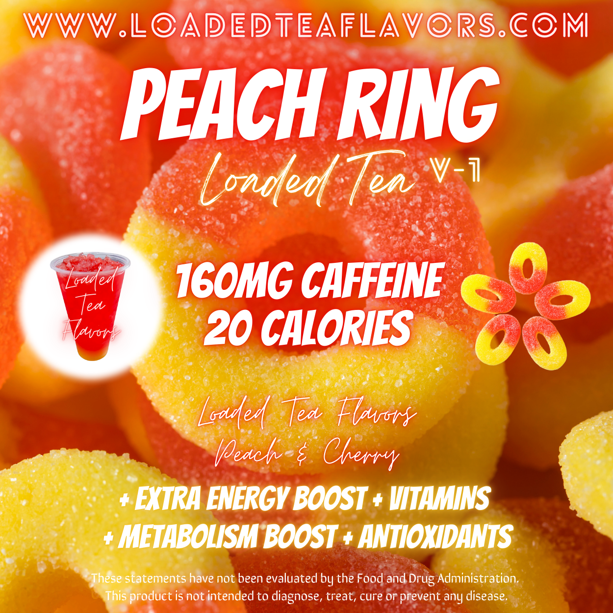 Peach Ring 🍑💍 DIY Loaded Tea Recipe