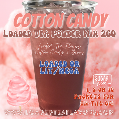 Cotton Candy: Loaded Tea Mix 2GO Packets