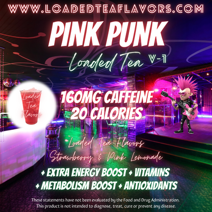 Pink Punk Herbalife Loaded Tea Recipe to Make DIY Loaded Teas at Home Vitamin Lit Mega Tea Energy Drink