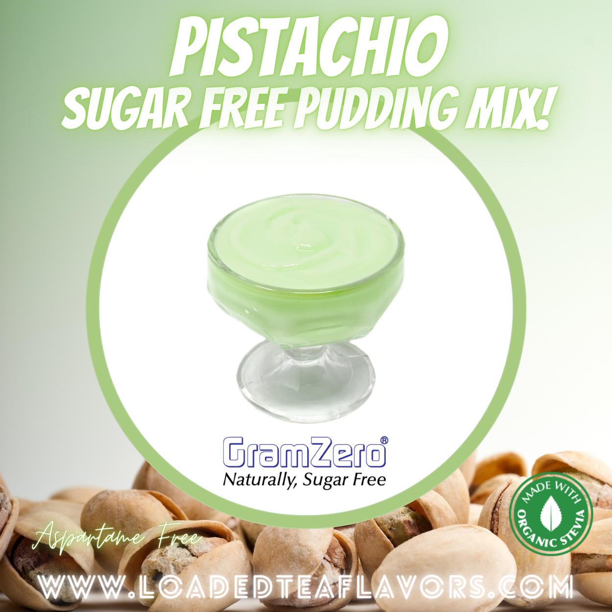 Pistachio Sugar Free Pudding Mix Without Aspartame to Flavor Protein Shakes and Making Protein Shakes Taste Better	