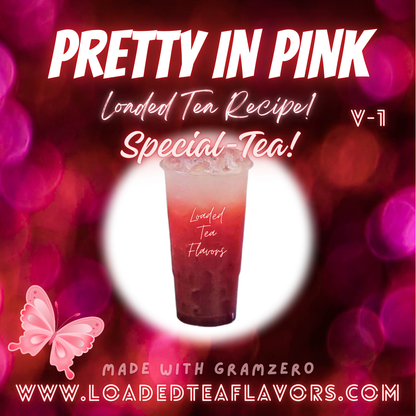 Pretty In Pink Herbalife Loaded Tea Recipes for Making Loaded Teas at Home Energy Tea DIY