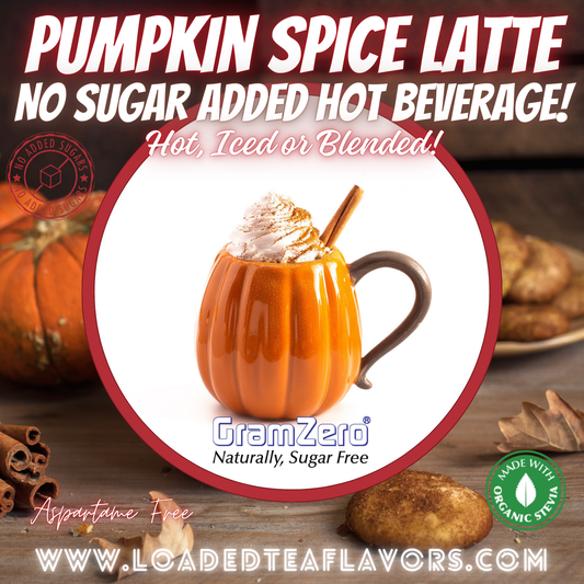 PUMPKIN SPICE LATTE ☕ No Sugar Added | Instant Stevia Hot Beverage Mix