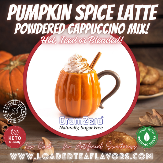 PUMPKIN SPICE LATTE Flavored Instant Coffee ☕ Powdered Cappuccino Mix