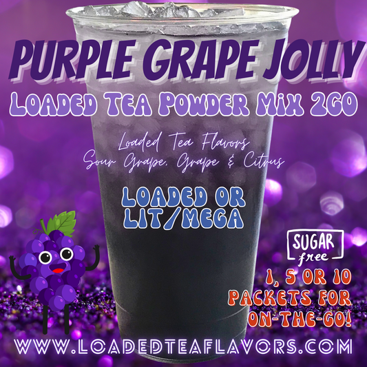 Purple Grape Jolly: Loaded Tea Mix 2GO Packets