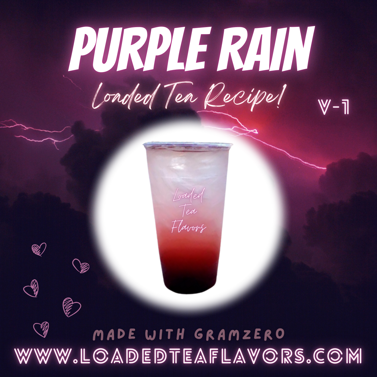 Purple Rain Herbalife Loaded Tea Recipes for Making Loaded Teas at Home Energy Tea DIY