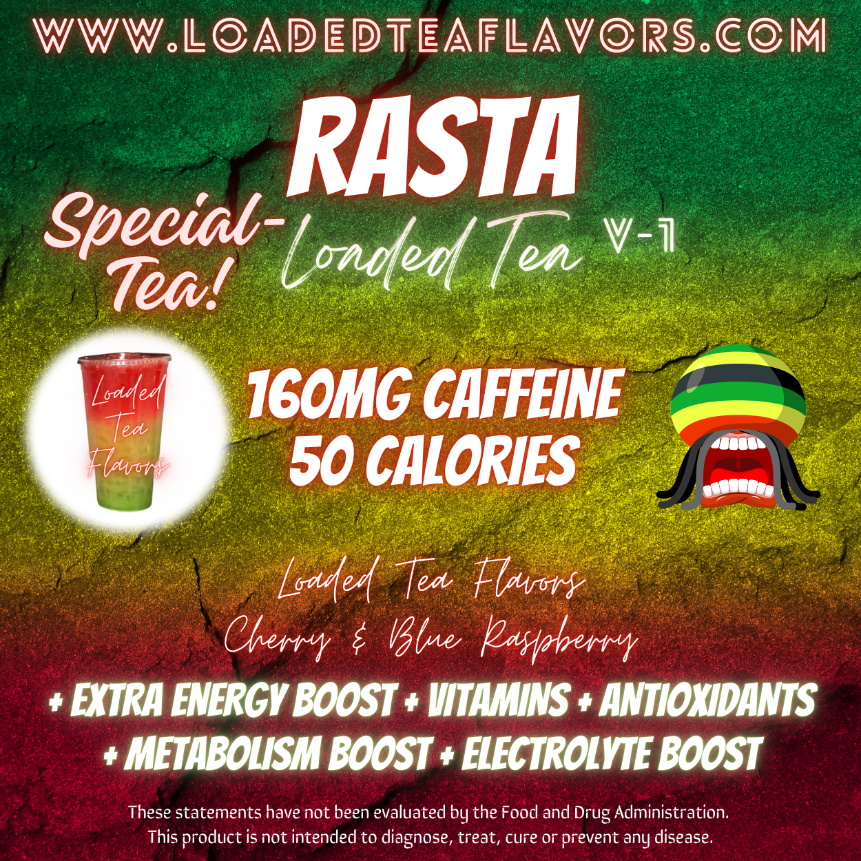 Rasta Herbalife Loaded Tea Recipe to Make DIY Loaded Teas at Home Vitamin Lit Mega Tea Energy Drink