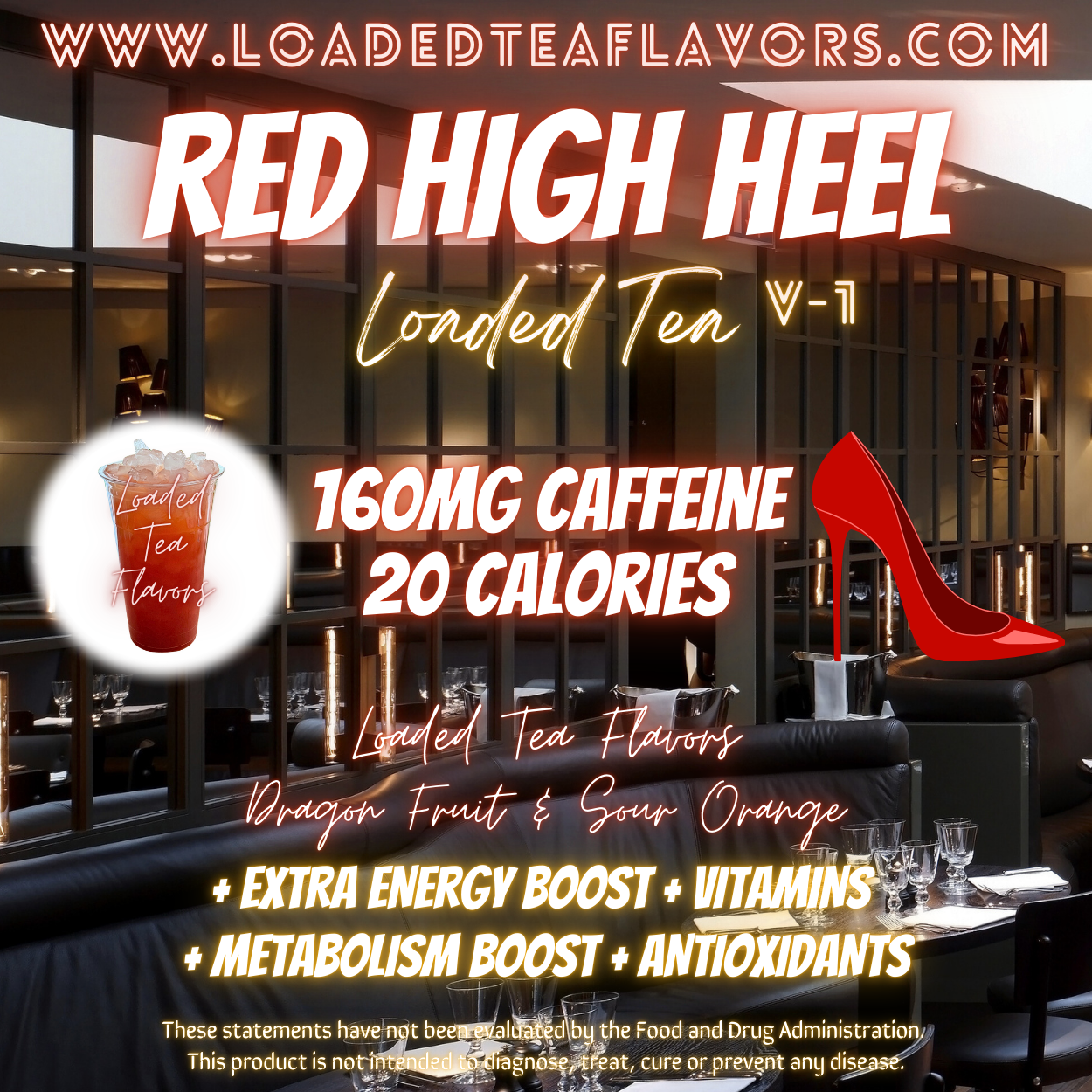 Red High Heel Flavored 👠 Loaded Tea Recipe