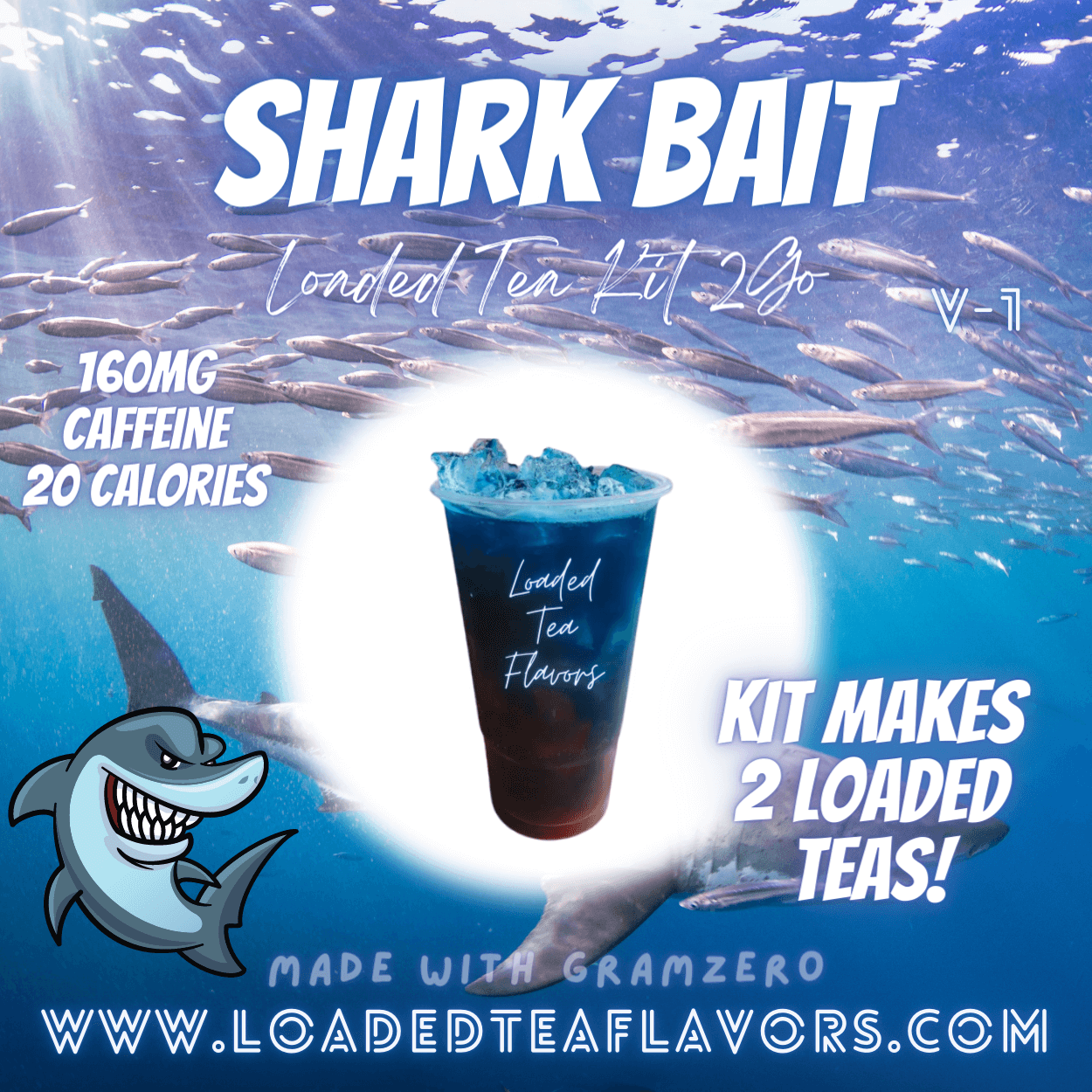 Shark Bait Loaded Tea Kit Make Loaded Teas At Home To Go Energy Drink