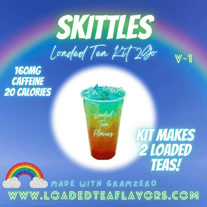 Skittles Loaded Tea Kit Make Loaded Teas At Home To Go Energy Drink