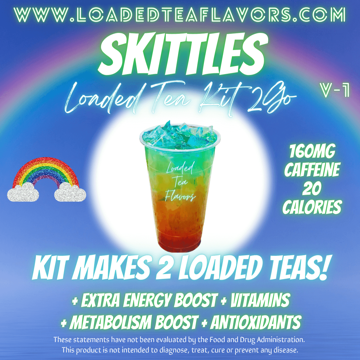 Skittles Herbalife Loaded Tea Kit Energy Drink Make Loaded Teas At Home