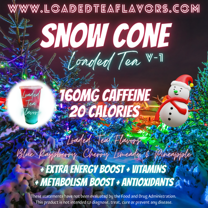 Snow Cone Herbalife Loaded Tea Recipe to Make DIY Loaded Teas at Home Vitamin Lit Mega Tea Energy Drink