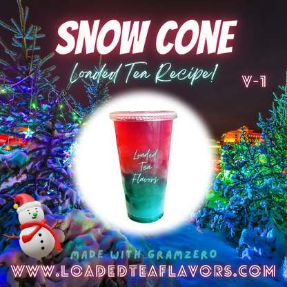 Snow Cone Herbalife Loaded Tea Recipes for Making Loaded Teas at Home Energy Tea DIY