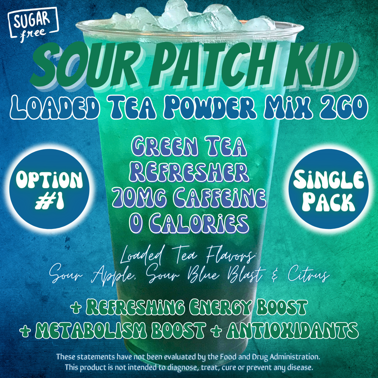 Sour Patch Kid: Loaded Tea Powder Mix 2GO Packets