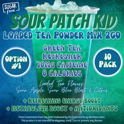 Sour Patch Kid: Loaded Tea Powder Mix 2GO Packets